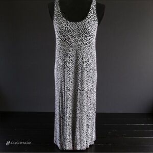 💖 KENSIE Polka Dot Tricot Maxi Dress 💖